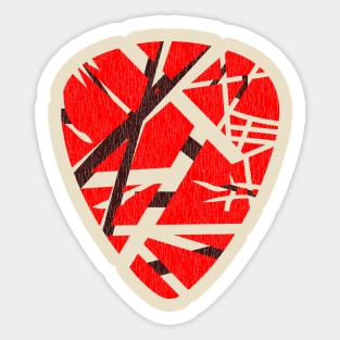 Van Halen Legendary Pick Distressed Sticker